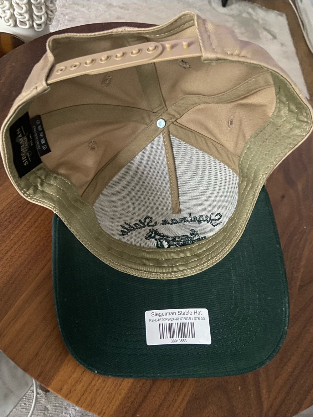 BNWT NEW, never worn Siegelman Stable Snapback Dad Cap Hat - Picture 5 of 6